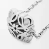 Collar «Anagram Bombé» de plata de ley