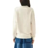 Estampado de letras, manga larga, blanco S6109591Cr-2425