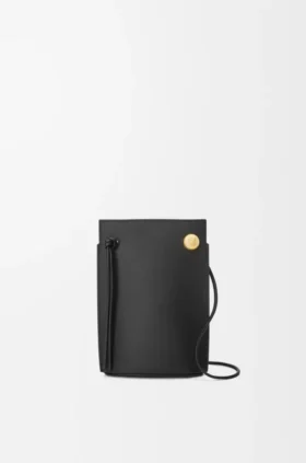 Estuche para dados «Pebble» en piel de becerro clásica