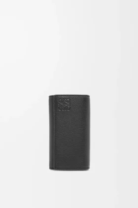 Estuche para llaves en piel de becerro de grano suave
