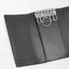 Estuche para llaves en piel de becerro de grano suave