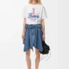 Falda cargo de denim