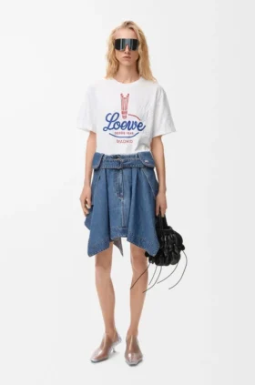 Falda cargo de denim