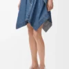 Falda cargo de denim