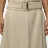 Falda de algodón y seda