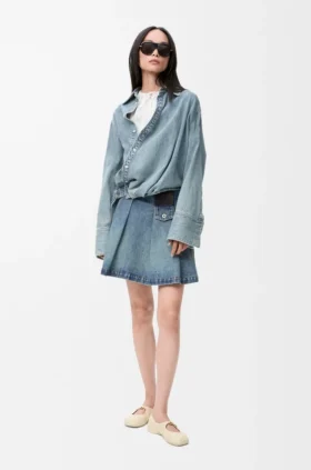 Falda de denim
