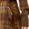Falda de mezcla de mohair y lana