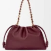 Flamenco Purse grande en piel de cordero napa suave