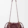 Flamenco Purse grande en piel de cordero napa suave