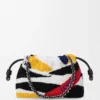 Flamenco Purse mediano en napa bordada