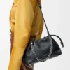 Flamenco Purse mediano en piel de becerro de grano fino