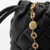 Flamenco Purse mini en piel de becerro napa plisada