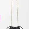 Flamenco Purse mini en piel de becerro napa plisada