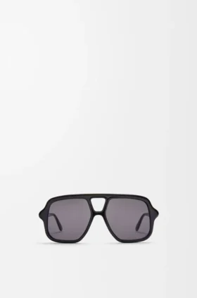 Gafas de sol de estilo aviador y montura fina