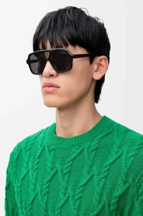 Gafas de sol de estilo aviador y montura fina