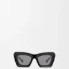 Gafas de sol de ojo de gato biseladas