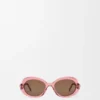 Gafas de sol mini ovaladas y finas