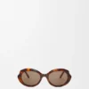 Gafas de sol mini ovaladas y finas