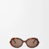 Gafas de sol mini ovaladas y finas