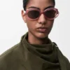 Gafas de sol mini ovaladas y finas