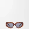 Gafas de sol pequeñas con montura en forma de mariposa
