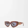 Gafas de sol pequeñas con montura en forma de mariposa