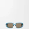 Gafas de sol rectangulares «Mini Anagram Steps»