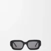Gafas de sol rectangulares y finas