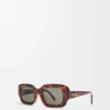 Gafas de sol rectangulares y finas