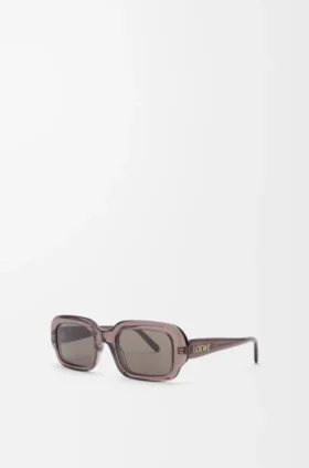 Gafas de sol rectangulares y finas