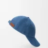Gorra con parche de denim