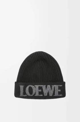 Gorro de lana de loewe