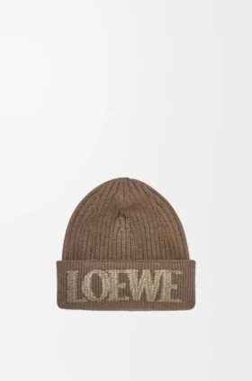 Gorro de lana de loewe