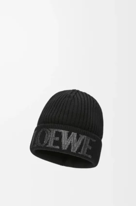 Gorro de lana de loewe