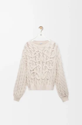 Jersey «Anagram» en mezcla de algodón y lana