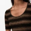 Jersey de manga corta en mezcla de algodón
