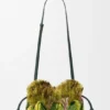 Mini bolso de mano Flamenco con abalorios