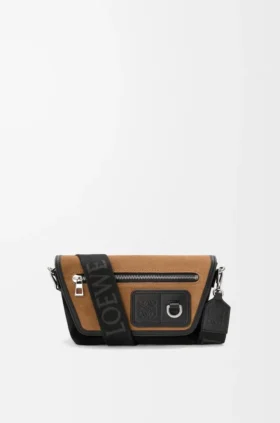 Mini Flex Messenger en lona y ante