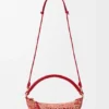 Minibolso Cala en rafia melange