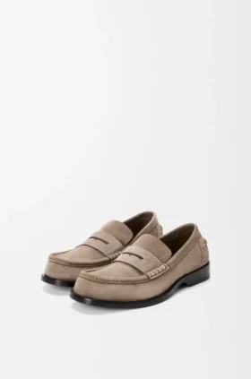 Mocasín «Bobine» en piel de becerro de ante