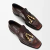 Mocasín Edge en piel de becerro cepillada