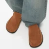 Mocasín flexible de ante