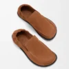Mocasín flexible de ante