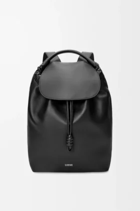 Mochila Flamenco en piel de becerro suave y brillante