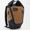 Mochila Flex con cierre enrollable en lona y ante