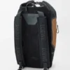 Mochila Flex con cierre enrollable en lona y ante
