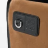 Mochila Flex con cierre enrollable en lona y ante