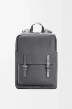Mochila militar de piel de becerro de grano suave