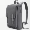 Mochila militar de piel de becerro de grano suave