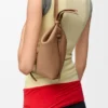 Mochila «Scarf» en piel de becerro lisa